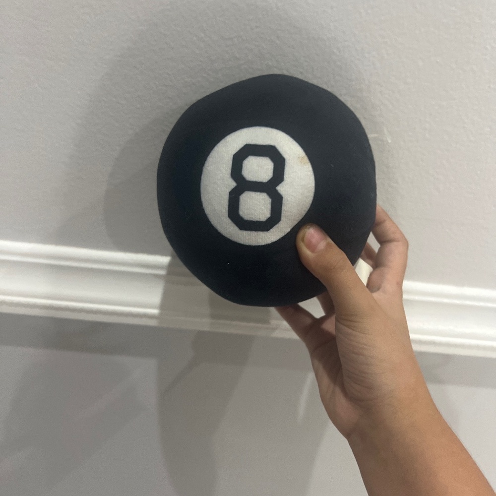 Magic eight ball stuffed animal